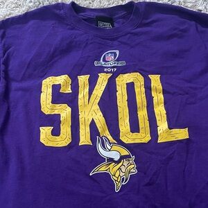 NFL 2017 Vikings Playoffs SKOL shirt